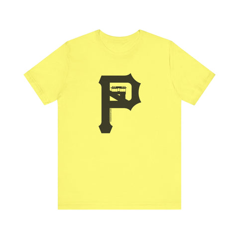 Duquesne Incline - P for Pittsburgh Series - Short Sleeve Shirt T-Shirt - YinzerShop