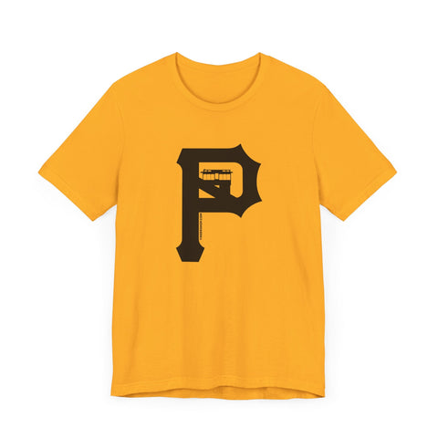 Duquesne Incline - P for Pittsburgh Series - Short Sleeve Shirt T-Shirt - YinzerShop