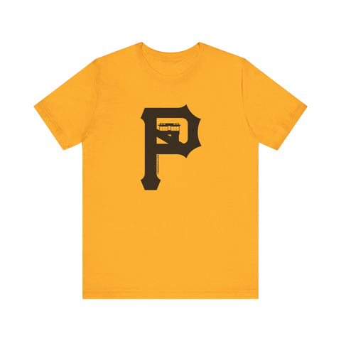 Duquesne Incline - P for Pittsburgh Series - Short Sleeve Shirt T-Shirt - YinzerShop