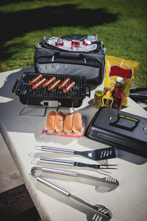 Ohio State Buckeyes - Buccaneer Portable Charcoal Grill & Cooler Tote  Picnic Time Family of Brands   