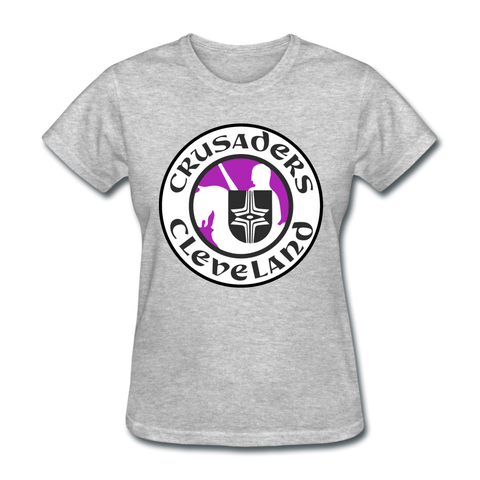 Cleveland Crusaders Women's T-Shirt  Vintage Ice Hockey heather gray S 