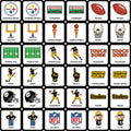 Pittsburgh Steelers Matching Game Game Masterpieces Puzzles