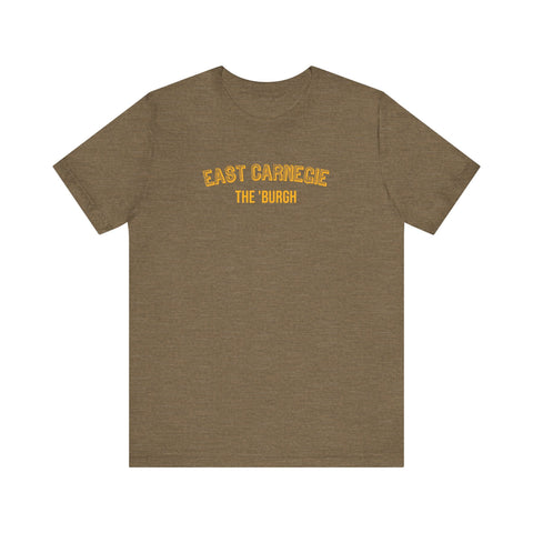 East Carnegie - The Burgh Neighborhood Series - Unisex Jersey Short Sleeve Tee T-Shirt - YinzerShop