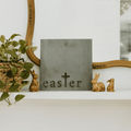 Easter Wall Decor - Steel Square Sign With Cross | Keystone Steel Co Wall Decor - YinzerShop