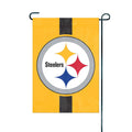 Pittsburgh Steelers Premium Appliqué Embroidered Garden Flag (Yellow) Flag Party Animal, Inc.   