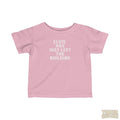 Elvis Has Just Left The Building | Kids T-Shirt Kids clothes Printify Pink 12M 