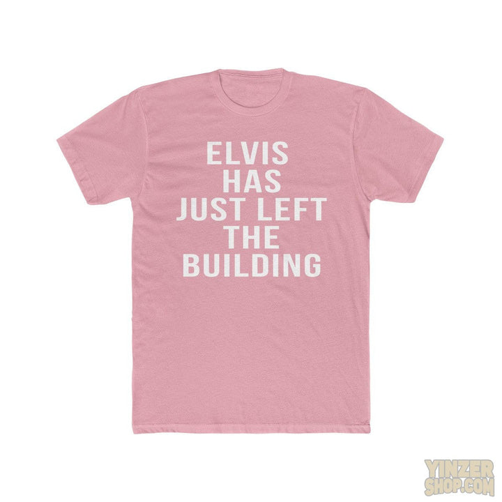 Elvis Has Just Left The Building - T-Shirt T-Shirt Printify Solid Light Pink S 