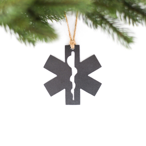 EMT Badge Ornament