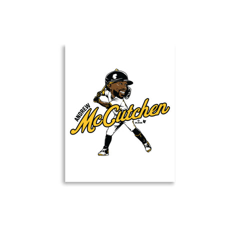 Pittsburgh Pirates Andrew McCutchen: Caricature Art Print Artwork Artwork BreakingT 11″×14″  