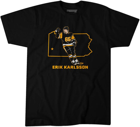 Erik Karlsson: State Star Pittsburgh Penguins-Pro Hockey - YinzerShop