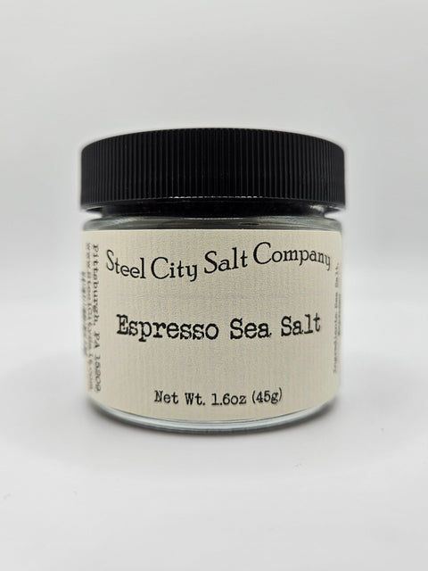 Espresso Sea Salt | Coarse Pacific Sea Salt with Real Espresso Beans - YinzerShop