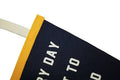 Every Day is a Gift Pennant – Kelle Hampton x Oxford Pennant Navy Cotton Flag Pennant - YinzerShop