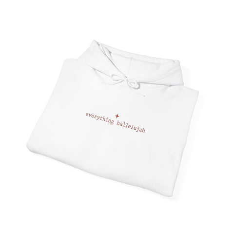 everything hallelujah Hoodie | playful gratitude, meme typography Hoodie - YinzerShop
