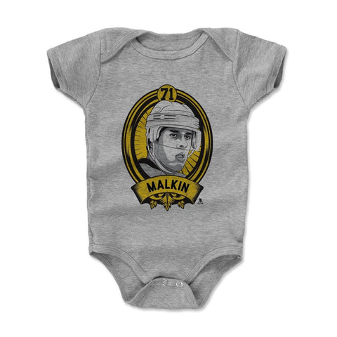 Evgeni Malkin Baby Onesie - Soft Cotton Infant Bodysuit With Reinforced Neckline Kids Baby Onesie - YinzerShop