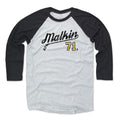 Evgeni Malkin Baseball T-Shirt - Premium Tri-Blend 3/4 Sleeve Raglan Tee Men's Baseball T-Shirt - YinzerShop