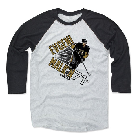Evgeni Malkin Baseball T-Shirt – Unisex Tri-Blend 3/4 Sleeve Raglan Tee Men's Baseball T-Shirt - YinzerShop