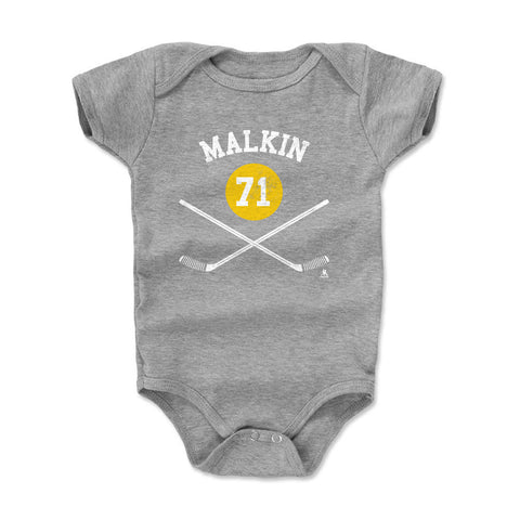 Evgeni Malkin Bodysuit – Soft Cotton Baby One-Piece | Pittsburgh Hockey Gear Kids Baby Onesie - YinzerShop