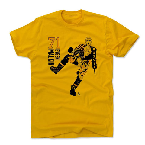 Evgeni Malkin Cotton T Shirt - Soft Crewneck Tee | Durable Summer Shirt Men's Cotton T-Shirt - YinzerShop