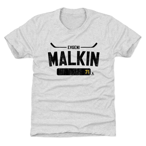Evgeni Malkin Kids Tri Blend T-Shirt – Premium Soft Vintage Graphic Tee Kids T-Shirt - YinzerShop