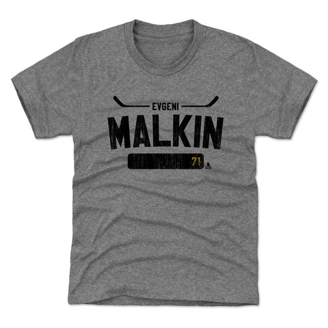 Evgeni Malkin Kids Tri Blend T-Shirt – Premium Soft Vintage Graphic Tee Kids T-Shirt - YinzerShop