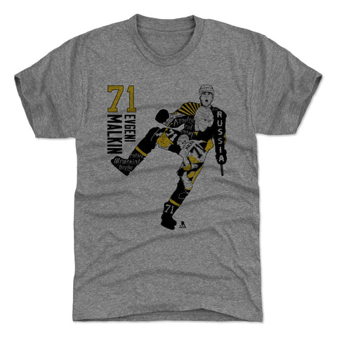 Evgeni Malkin Premium Tri Blend Shirt – Slim Fit Vintage Graphic Tee Men's Premium T-Shirt - YinzerShop