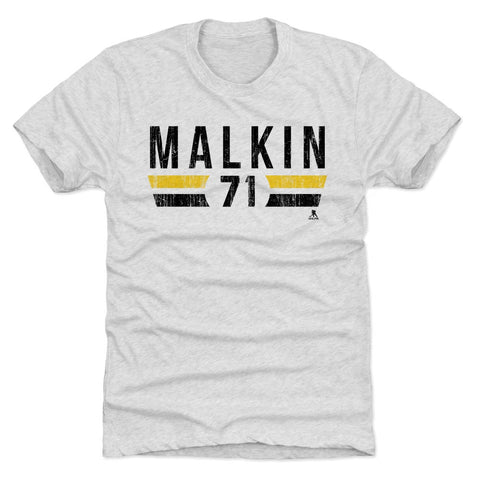 Evgeni Malkin Premium Tri Blend Shirt – Vintage Graphic Tee, Slim Fit Casual Wear Men's Premium T-Shirt - YinzerShop