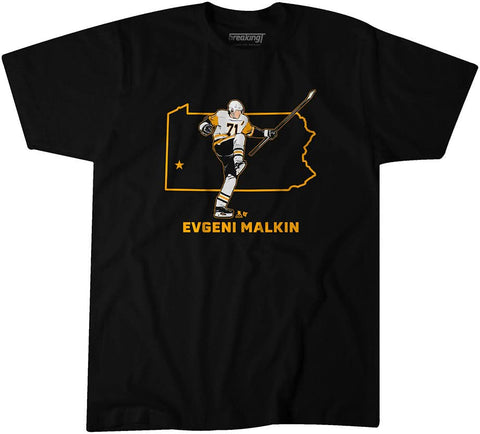 Evgeni Malkin: State Star Pittsburgh Penguins-Pro Hockey - YinzerShop