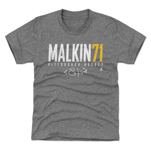 Evgeni Malkin T-Shirt – Kids Crewneck Short Sleeve Hockey Shirt | 500 LEVEL Kids T-Shirt - YinzerShop