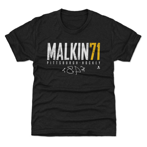 Evgeni Malkin T-Shirt – Kids Crewneck Short Sleeve Hockey Shirt | 500 LEVEL Kids T-Shirt - YinzerShop