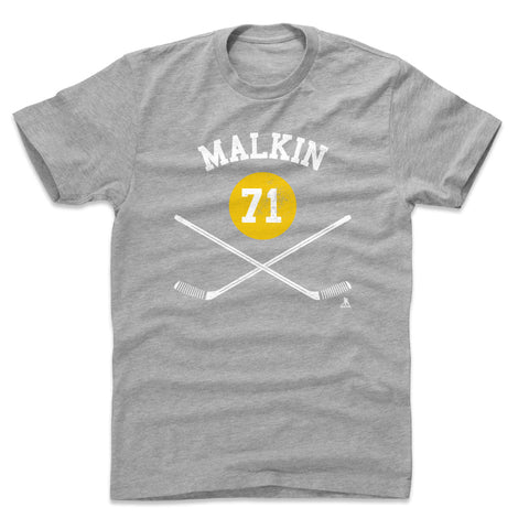 Evgeni Malkin T-Shirt - Pittsburgh Hockey Shirt | Cotton Crewneck Tee, Short Sleeve Men's Cotton T-Shirt - YinzerShop