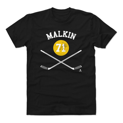 Evgeni Malkin T-Shirt - Pittsburgh Hockey Shirt | Cotton Crewneck Tee, Short Sleeve Men's Cotton T-Shirt - YinzerShop