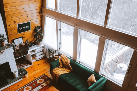 Explore Camp Flag - Wool Felt Outdoor Banner by Oxford Pennant, Forest Green Camp Flag - YinzerShop