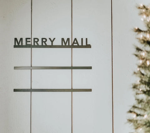Additional Bars Set of 2 Merry Mail Christmas Card Display - Bars