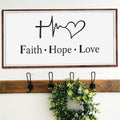Faith, Hope, Love Faith Wall Art Canvas - YinzerShop