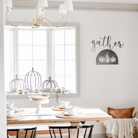 Gather Script Wall Decor