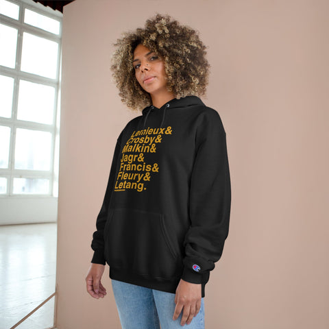 Famous Pittsburgh Penguins Ampersand - Champion Hoodie Hoodie - YinzerShop