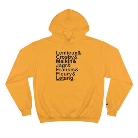 Famous Pittsburgh Penguins Ampersand - Champion Hoodie Hoodie - YinzerShop