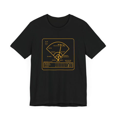 Famous Pittsburgh Sports Plays - September 23, 2013 - Back In the Playoffs - SHORT SLEEVE TEE T-Shirt - YinzerShop