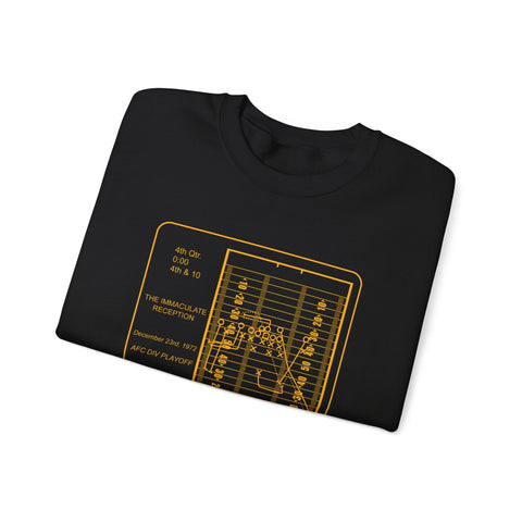 Famous Pittsburgh Sports Plays - The Immaculate Reception - Unisex Heavy Blend™ Sweatshirt Sweatshirt - YinzerShop