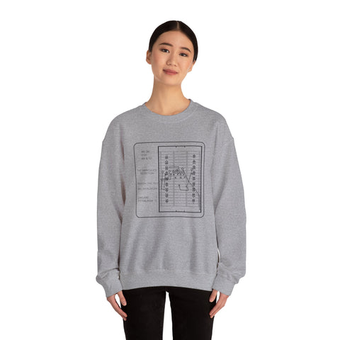 Famous Pittsburgh Sports Plays - The Immaculate Reception - Unisex Heavy Blend™ Sweatshirt Sweatshirt - YinzerShop