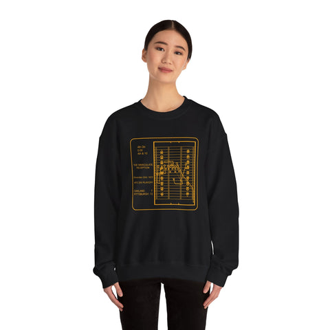 Famous Pittsburgh Sports Plays - The Immaculate Reception - Unisex Heavy Blend™ Sweatshirt Sweatshirt - YinzerShop
