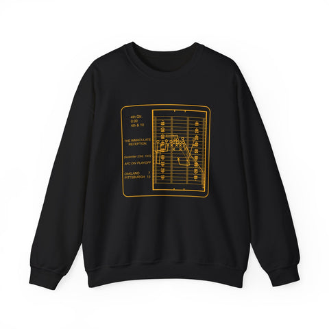 Famous Pittsburgh Sports Plays - The Immaculate Reception - Unisex Heavy Blend™ Sweatshirt Sweatshirt - YinzerShop