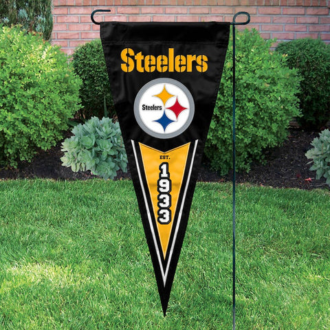 Pittsburgh Steelers  Vertical Pennant Garden Flag Party Animal, Inc.   