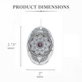 February Birthstone Ornament - YinzerShop