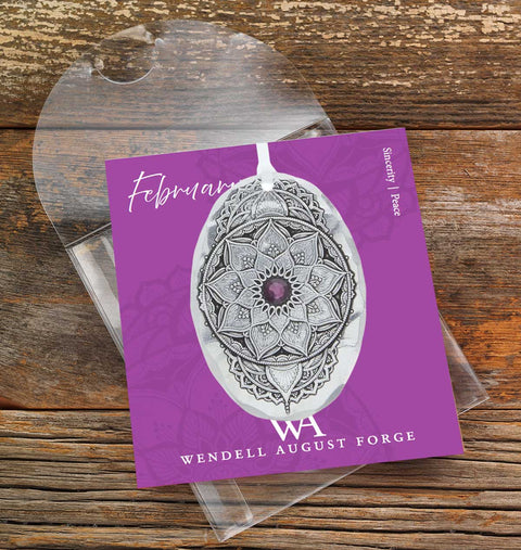 February Birthstone Ornament - YinzerShop