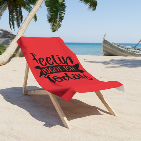 Feeling IDGAF-ish Today (Pittsburgh Sarcasm Series) - Beach Towel Home Decor - YinzerShop