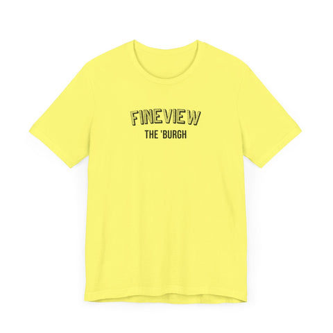 Fineview - The Burgh Neighborhood Series - Unisex Jersey Short Sleeve Tee T-Shirt - YinzerShop