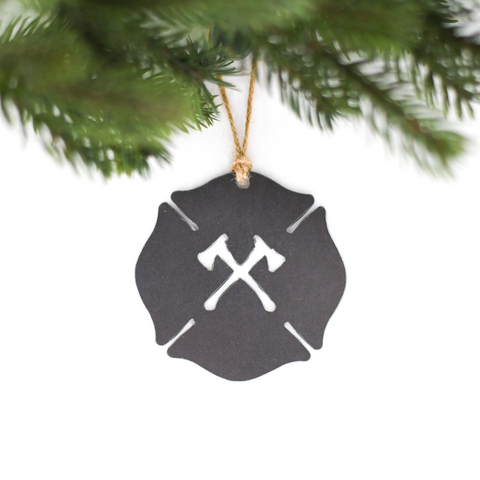 Firefighter Badge Ornament