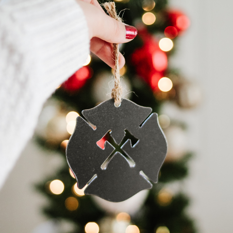 Firefighter Badge Ornament