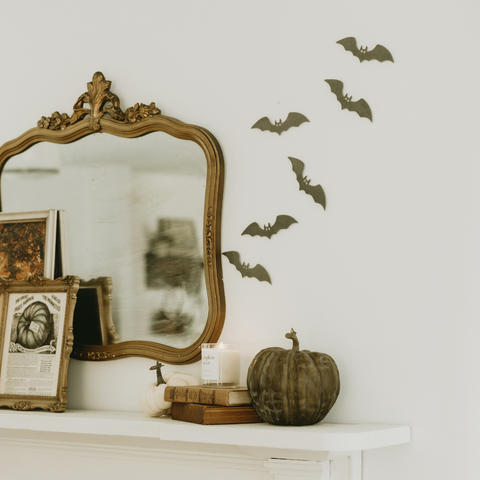 Steel Cut-Out Bats, Set of 3